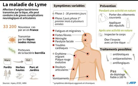 quel sont les symptômes de la maladie de lyme